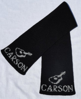 Personalized Scarf with Name & Guitar