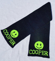 Personalized Scarf with Name & Smiley
