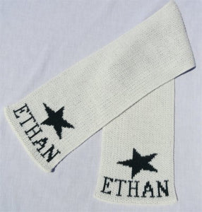 Personalized Scarf with Name & Star