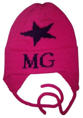 Personalized Star Hat with Earflaps