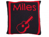 Pillow with Guitar
