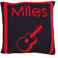 Pillow with Guitar