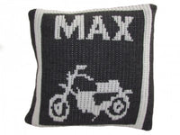 Pillow with Motorcycle
