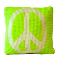 Pillow with Peace Design
