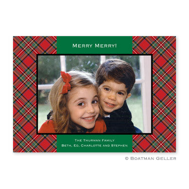 Plaid Red Photocard