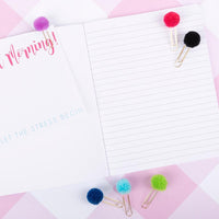 Pom Pom Paper Clip Set
