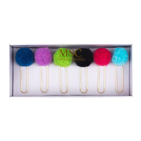 Pom Pom Paper Clip Set
