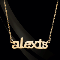 Print Nameplate Necklace