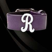 Leather and Lace Initial Bracelet