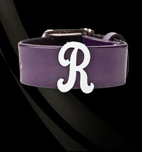Leather and Lace Initial Bracelet