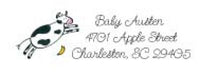 Over the Moon Address Label