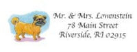 Pug Address Label