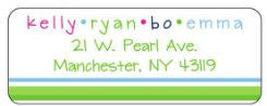 Family Name Address Label