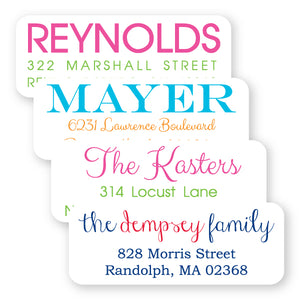 Family Address Labels