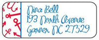 Anchors Red Address Label