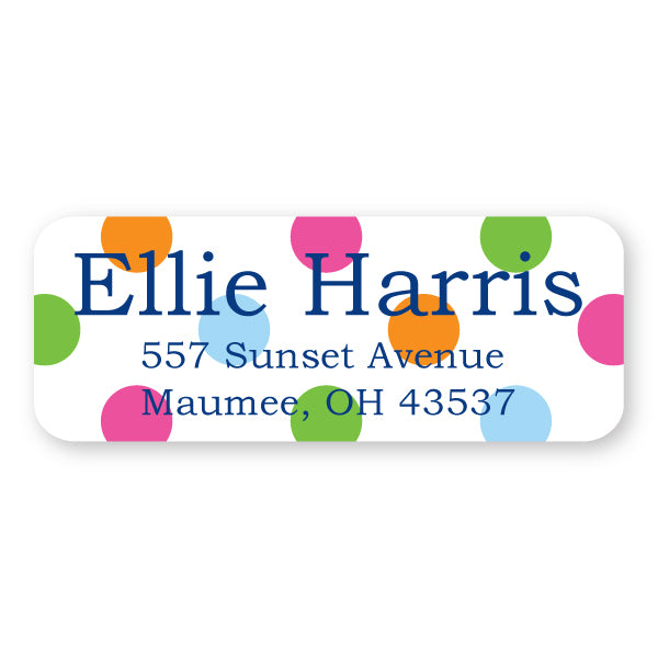 Primary Dots Address Label