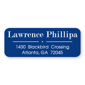 Navy Address Label