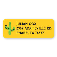 Cacti Icon Address Label
