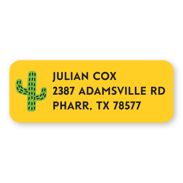 Cacti Icon Address Label