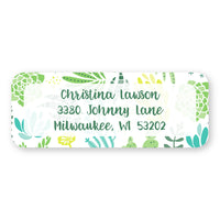 Succulents Address Label
