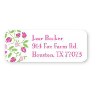 Strawberry Address Label