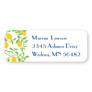 Lemon Address Label