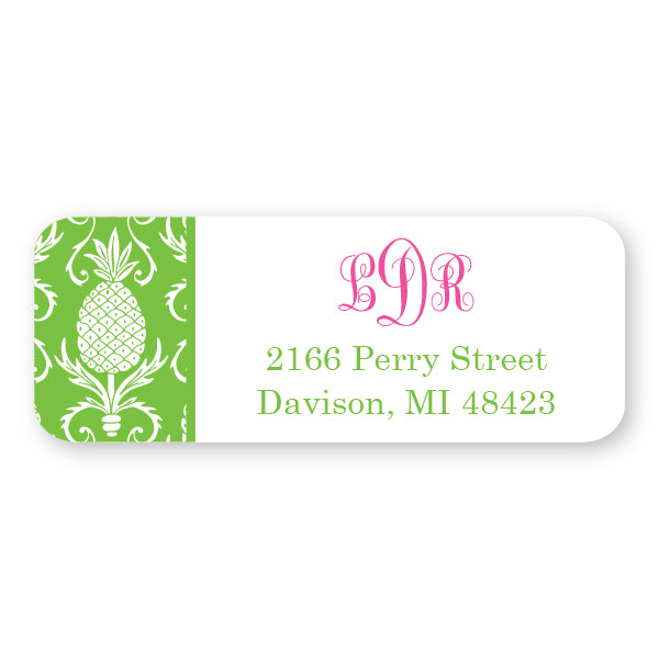 Pineapple Address Label