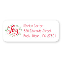 Joy Address Label
