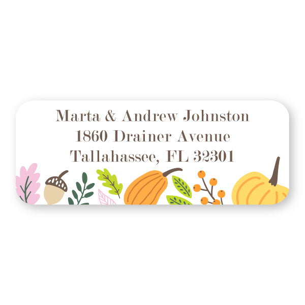 Bottom Greenery Address Label