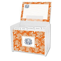 Coral Repeat Recipe Box