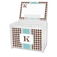 Alex Houndstooth Chocolate Recipe Box