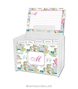 Chinoiserie Spring Recipe Box