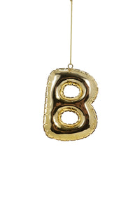 Electroplated Letter Ornament