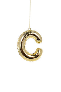 Electroplated Letter Ornament