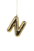 Electroplated Letter Ornament
