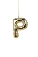 Electroplated Letter Ornament
