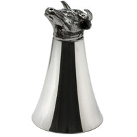 Bull Pewter Stirrup Cup
