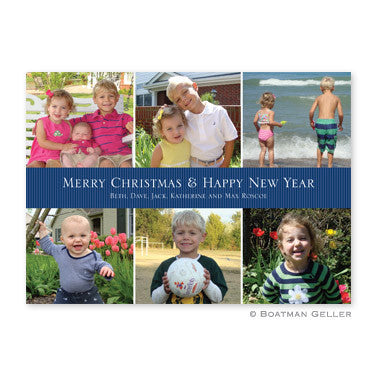 Ribbon Grosgrain Navy Photocard