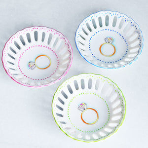 Hand Painted Porcelain Engagement Ring Dish