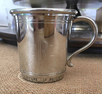 Engraved Pewter Carolina Baby Cup
