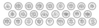 Monogram Party Coasters
