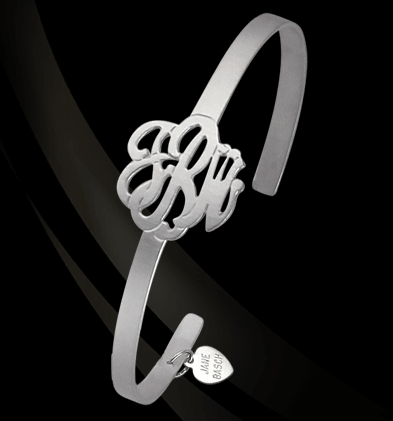 Script Monogram Bangle