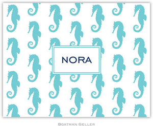 Seahorse Repeat Foldover Note