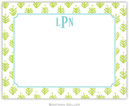 Sprig Lime Flat Notecard