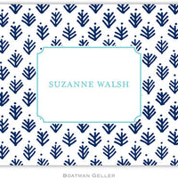 Sprig Navy Foldover Note