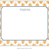 Sprig Orange Flat Notecard