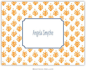 Sprig Orange Foldover Note