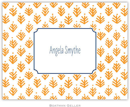 Sprig Orange Foldover Note