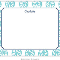 Summer Teal Flat Notecard