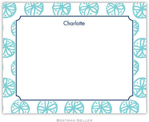Summer Teal Flat Notecard
